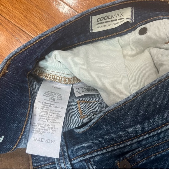 Madewell Straight Leg Dark Blue Men's Jeans - Picture 3 of 9